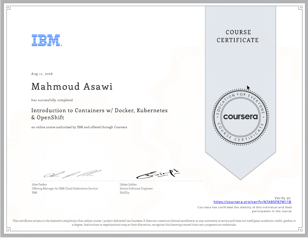 Containers & Kubernetes Essentials